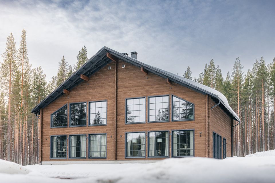 Simons Hus, Levi, Lappland, fasad, elementhus